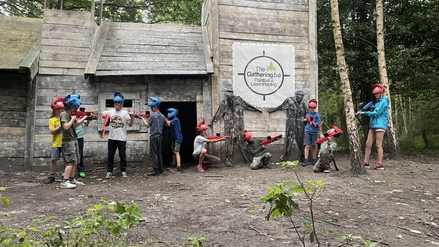 Bushcraft bij The Gathering paintball Schiplaken