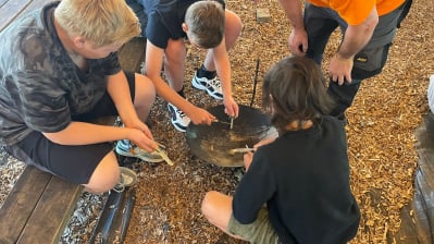 Gratis vuursteen bushcraft bij The Gathering